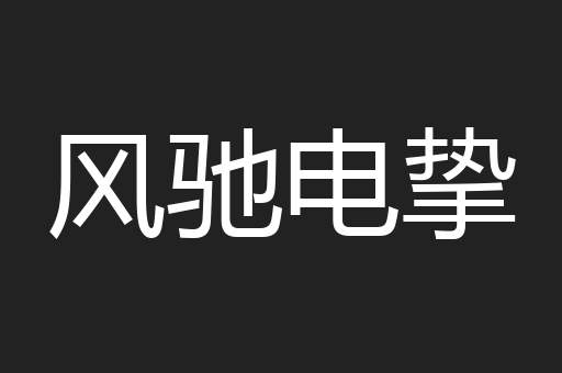 风驰电挚