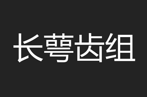 长萼齿组