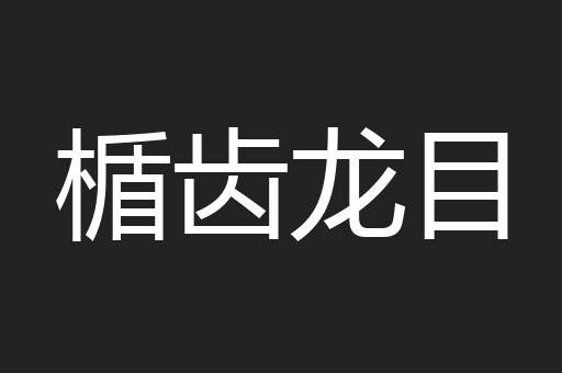 楯齿龙目