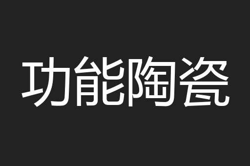 功能陶瓷