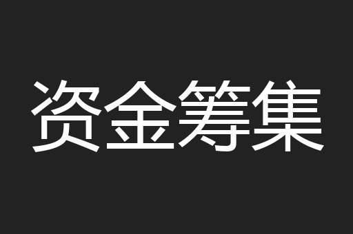 资金筹集