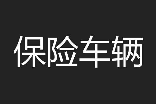 保险车辆