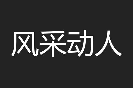 风采动人