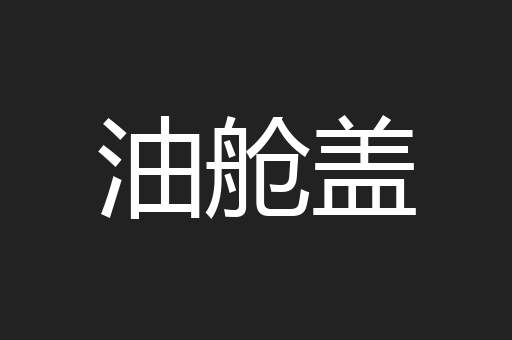 油舱盖