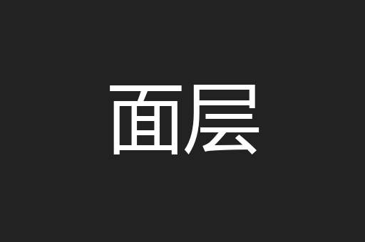 面层