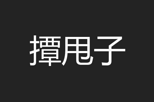 撢甩子