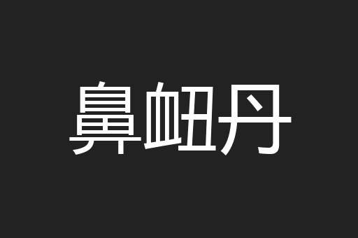 鼻衄丹