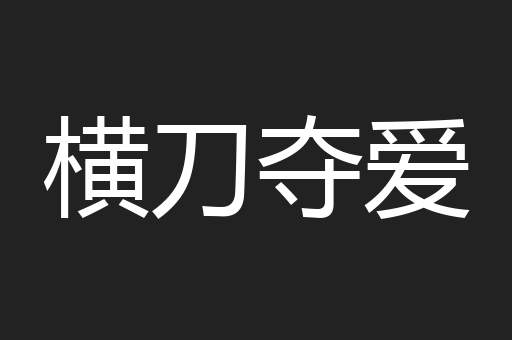 横刀夺爱