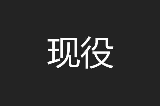现役