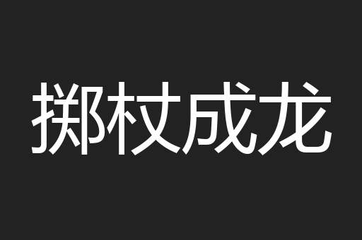 掷杖成龙