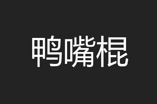 鸭嘴棍