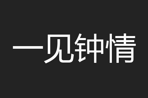 一见钟情
