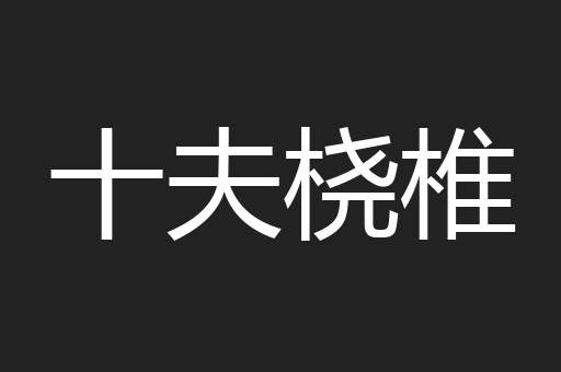 十夫桡椎