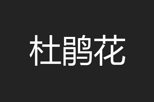 杜鹃花
