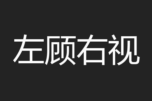 左顾右视
