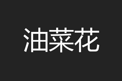 油菜花
