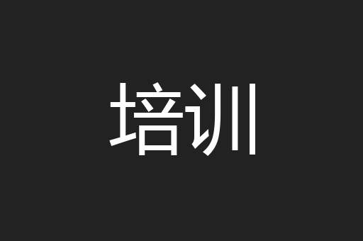 培训
