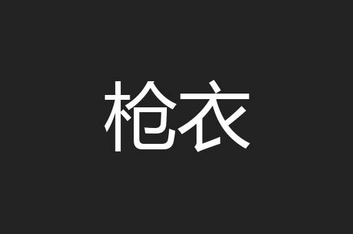 枪衣