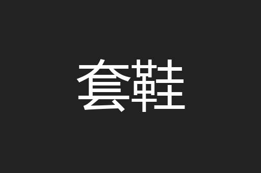 套鞋
