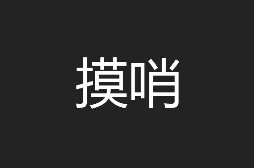 摸哨