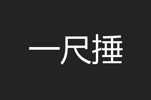 一尺捶