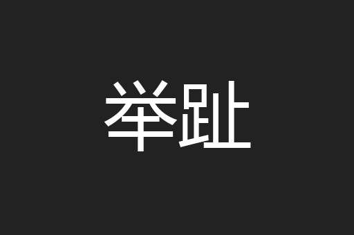 举趾