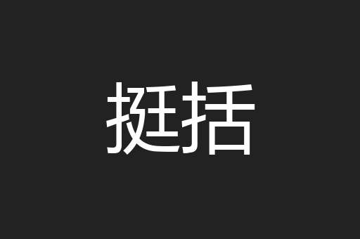 挺括