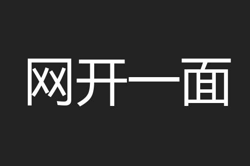 网开一面