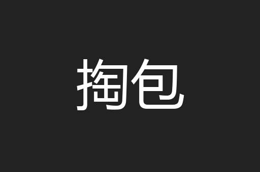 掏包