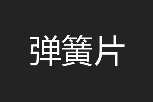 弹簧片