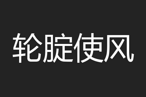 轮腚使风