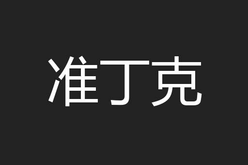 准丁克