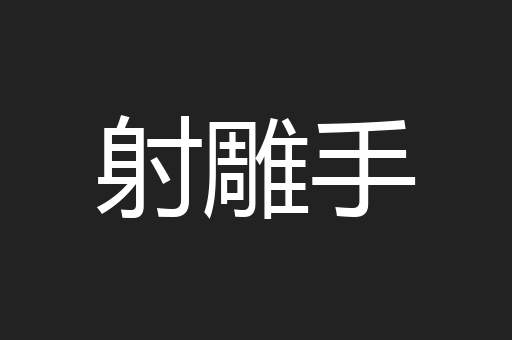 射雕手