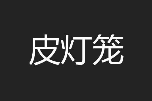 皮灯笼