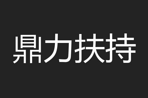 鼎力扶持