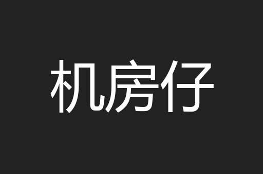 机房仔
