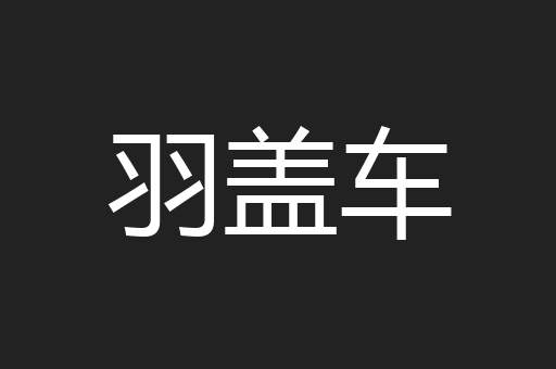 羽盖车