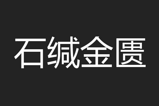 石缄金匮