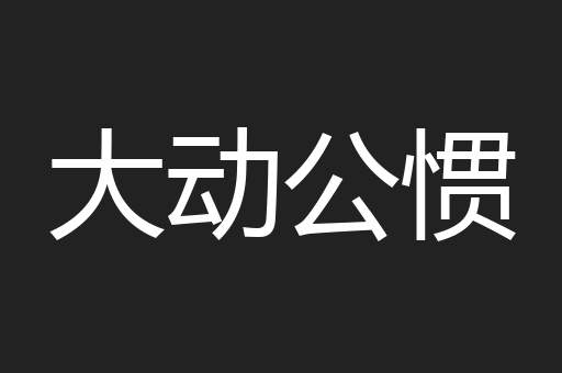大动公惯