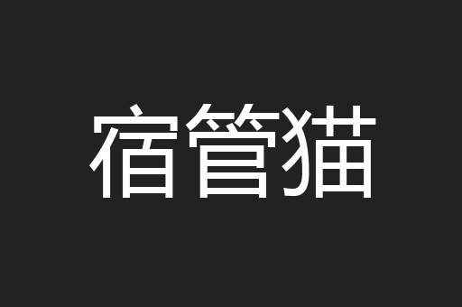 宿管猫