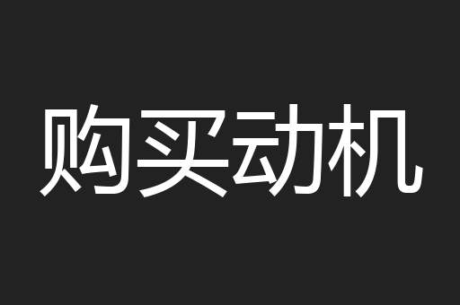 购买动机