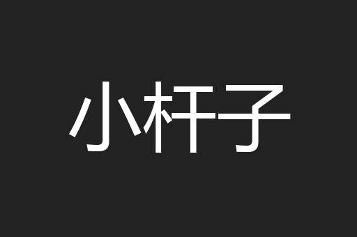 小杆子
