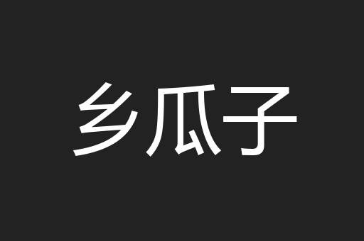 乡瓜子