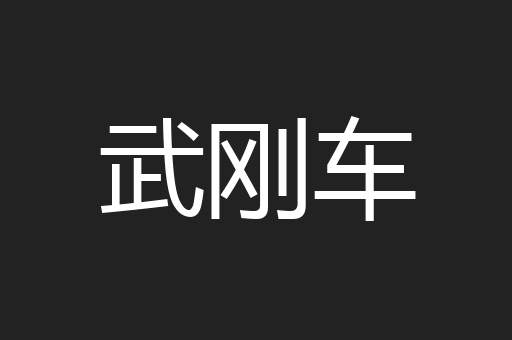 武刚车