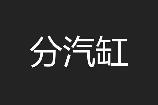 分汽缸
