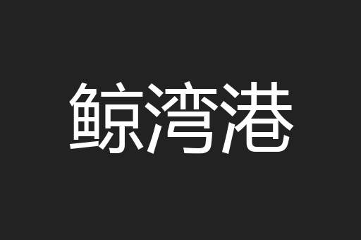 鲸湾港