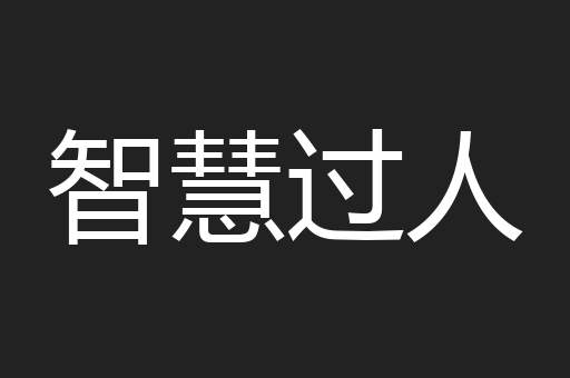 智慧过人