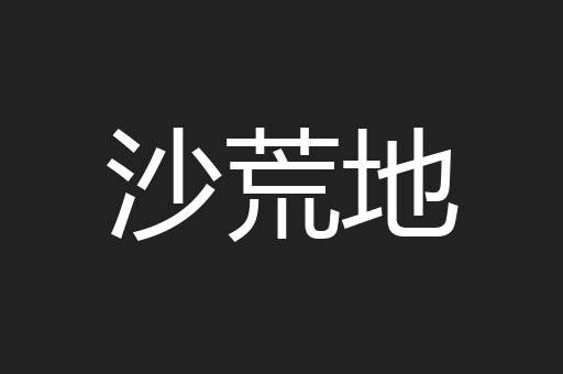 沙荒地
