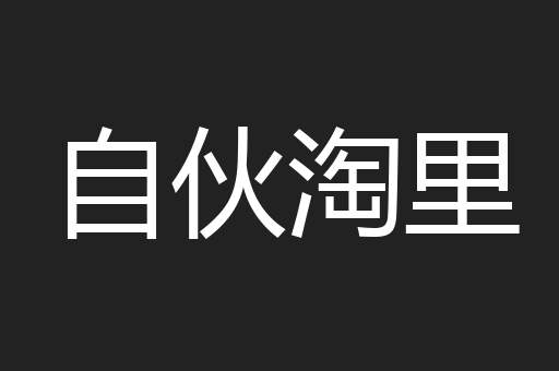 自伙淘里