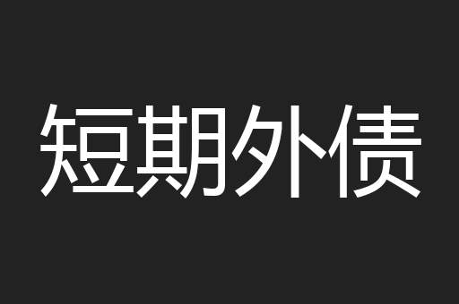 短期外债